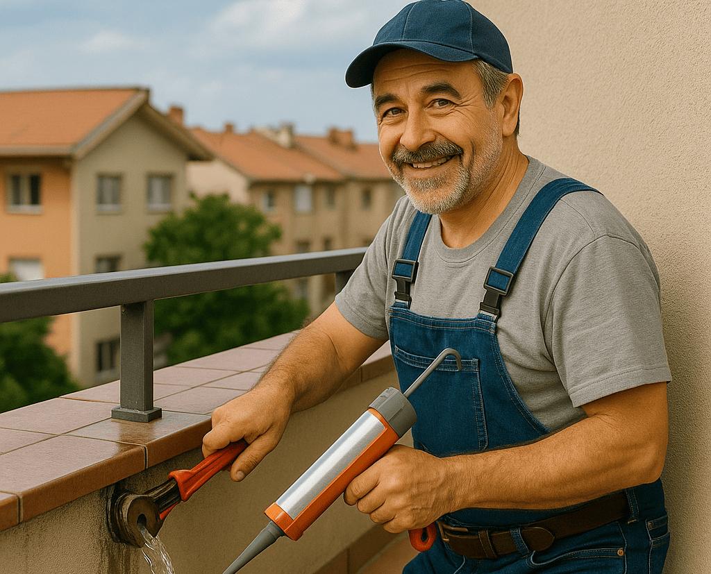 Balkon ve çatı su sızıntısı tamiri
