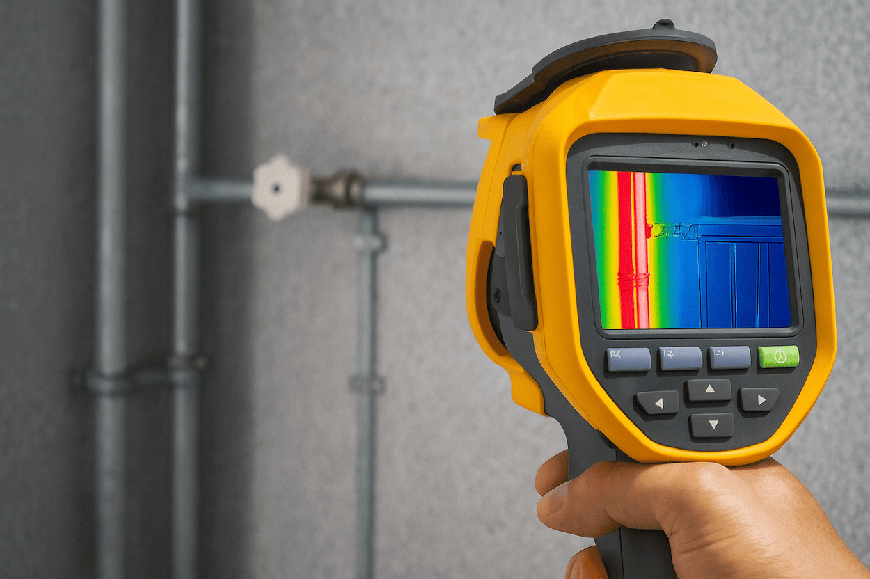 Su kaçağı tespiti kırmadan